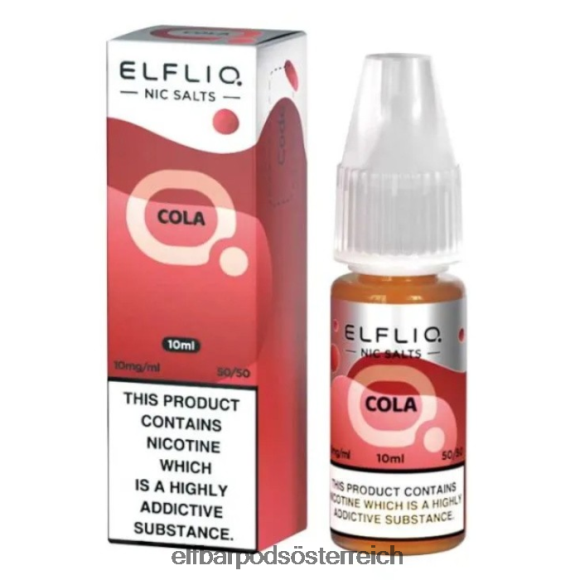 Elf Bar Pods Kaufen Paypal - ELFBAR Elflic-Nic-Salze – Cola – 10 ml – 20 mg/ml 4FBZB195