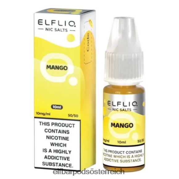Elfbar Pods Geschmack - ELFBAR Elflic-Nic-Salze – Mango – 10 ml – 10 mg/ml 4FBZB188
