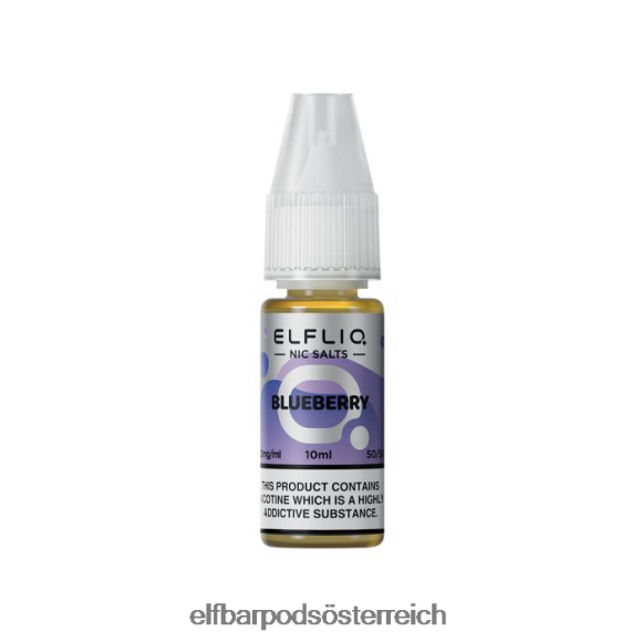 Elfbar Pods Ohne Nikotin - ELFBAR Elfliq Blaubeer-Nic-Salze – 10 ml – 10 mg/ml 4FBZB215