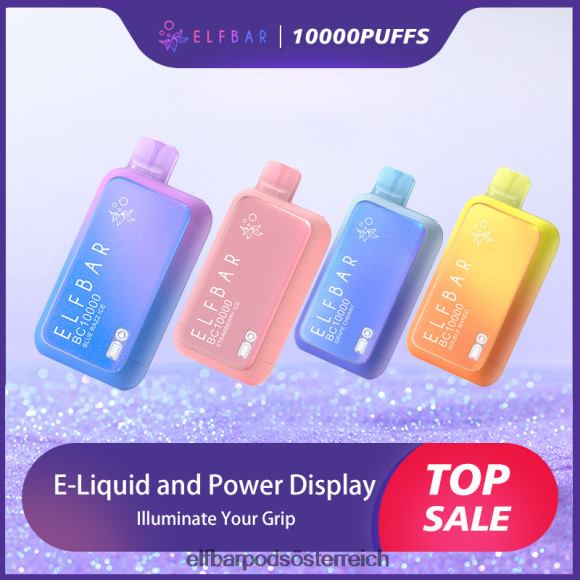 Elf Bar Pods Amazon - ELFBAR Bester Geschmack Einweg-Vape BC10000 Top-Verkauf 4FBZB312 blaues Razz-Eis