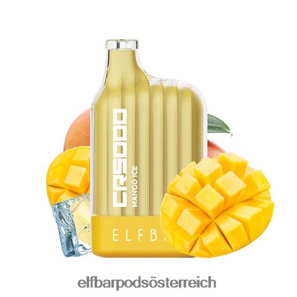 Elf Bar Pods - ELFBAR Bester Geschmack Einweg-Vaper Cr5000 Ice-Serie 4FBZB324 Mango-Eis