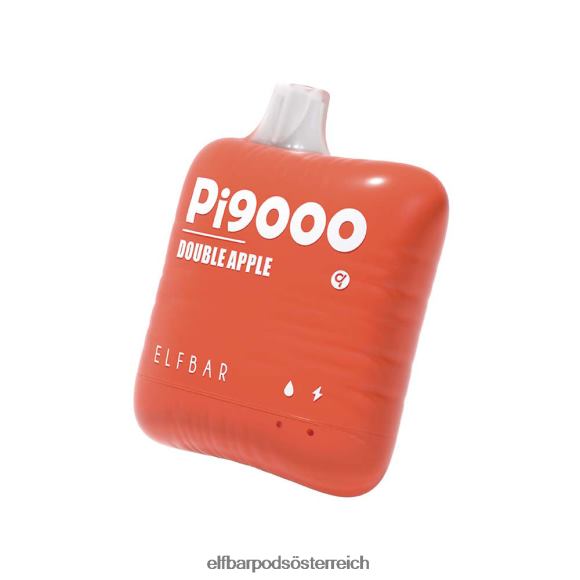 Elf Bar Pods - ELFBAR pi9000 Einweg-Vaporizer, 9000 Züge 4FBZB408 Doppelapfel