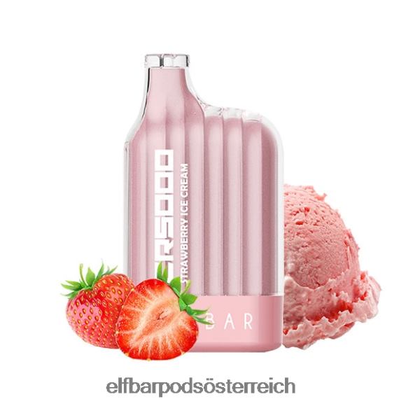 Elf Bar Pods Kaufen - ELFBAR Bester Geschmack Einweg-Vaper Cr5000 Ice-Serie 4FBZB325 Erdbeereis