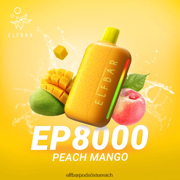 Elf Bar Pods Kaufen In Der Nähe - ELFBAR Einweg-Vapor neue ep8000 Puffs 4FBZB376 Pfirsich-Mango