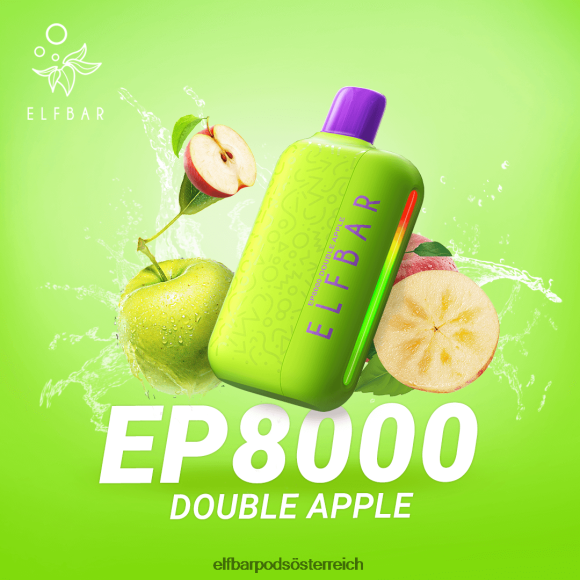 Elf Bar Pods Sky Bar - ELFBAR Einweg-Vapor neue ep8000 Puffs 4FBZB374 Doppelapfel