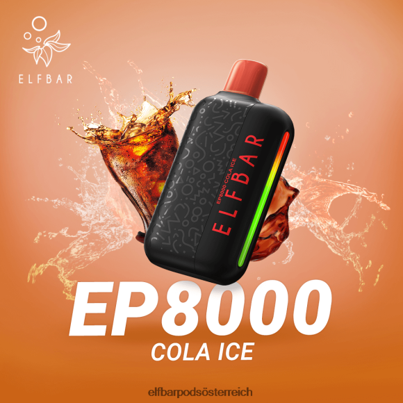 Elf Bar Pods Österreich - ELFBAR Einweg-Vapor neue ep8000 Puffs 4FBZB365 Cola-Eis