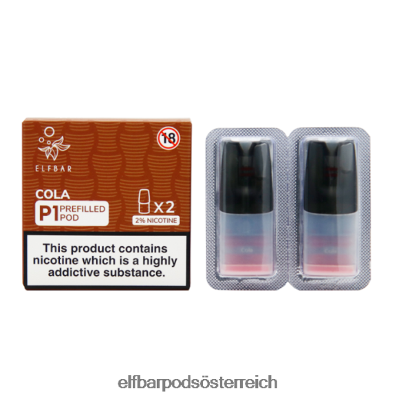 Elf Bar Pods - ELFBAR Mate 500 P1 vorgefüllte Kapseln – 20 mg (2 Packungen) 4FBZB156 Kirscheis