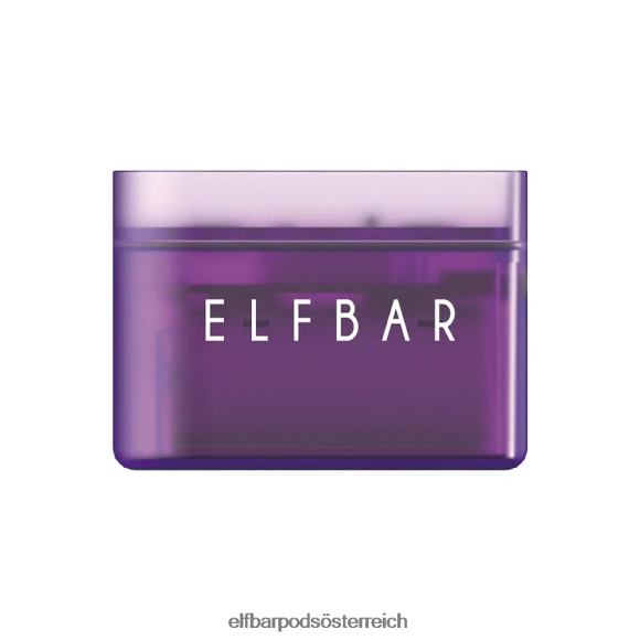 Elf Bar Pods Kaufen - ELFBAR Vorgefülltes Pod-Kit Lowit 5500 2% Nic Kirsch-Trauben-Limonade 4FBZB437 Kirschtrauben-Limonadenkapsel + lila Batterie