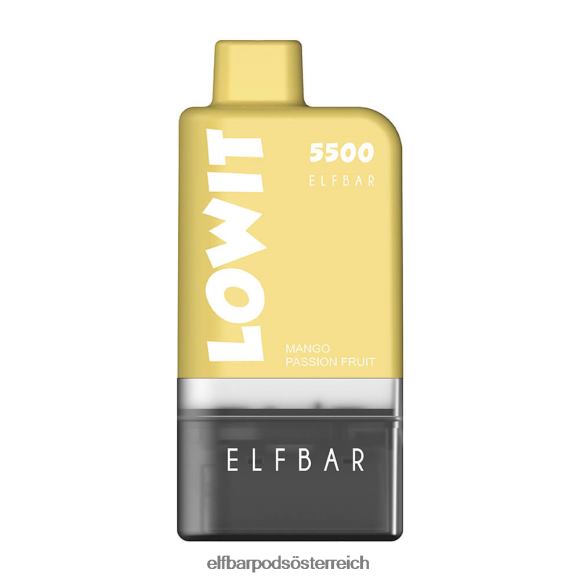 Elf Bar Pods Kaufen Paypal - ELFBAR Vorgefülltes Pod-Kit Lowit 5500 2% Nic 4FBZB433 Mango-Passionsfrucht